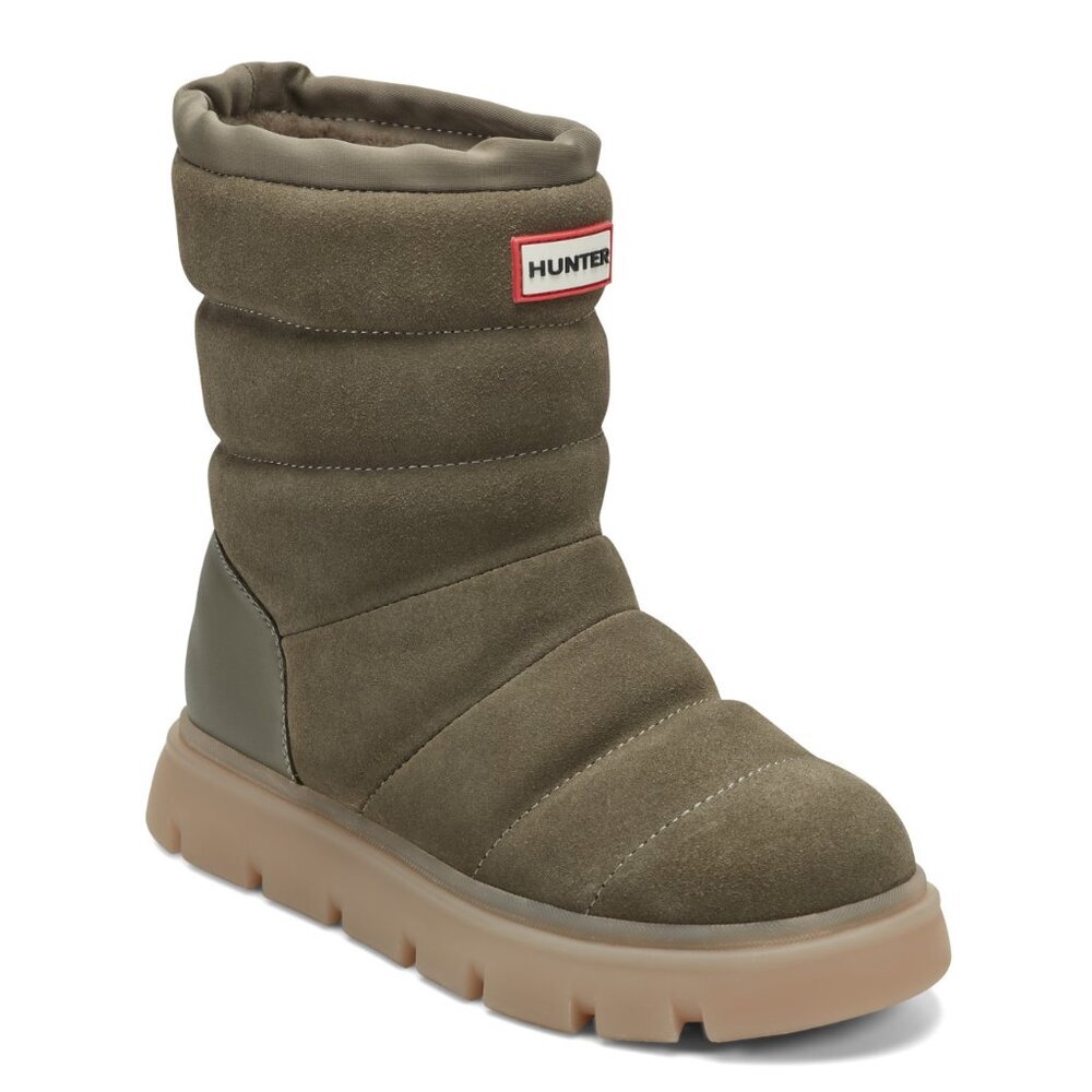 NEW size 10 Green Hunter Womens Maribel lug sole Snow Booties Insulated - Picture 2 of 5